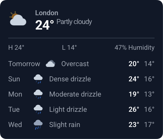 Minimal Sidebar layout preview