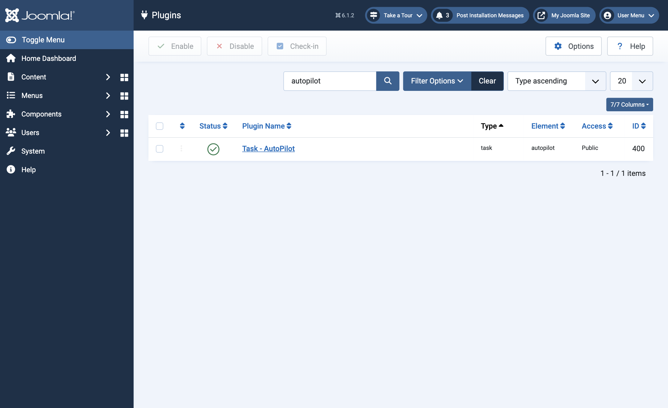 The AutoPilot plugin in Joomla